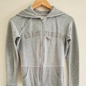 Abercrombie & Fitch Hooded Sweater XS Gray